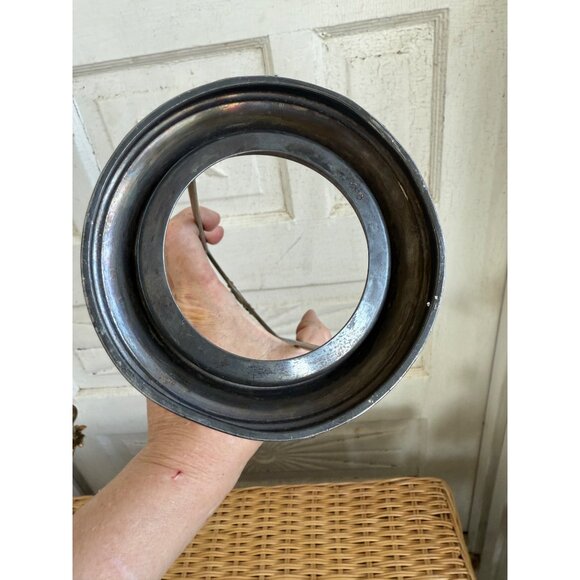 Antique Victorian Silverplated Frosted Glass Pickle Castor Jar Embossed Animals - Picture 5 of 14